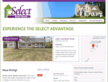 Tablet Screenshot of ncselectrealestate.com